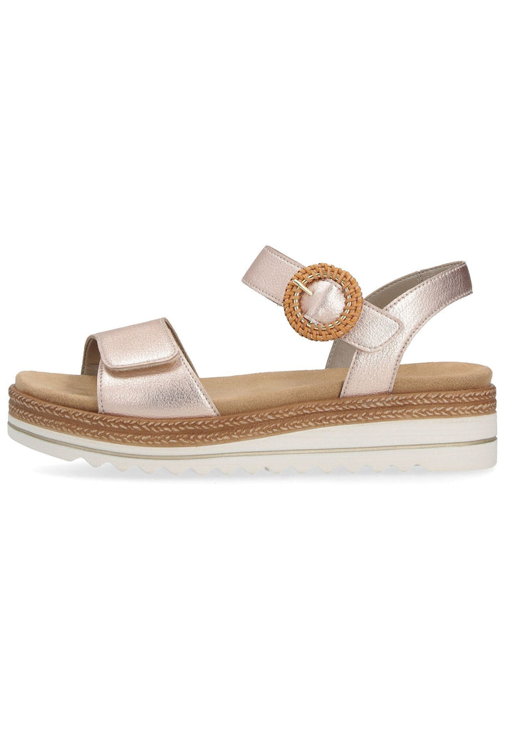 Remonte Sandalen Glattleder Kupfer