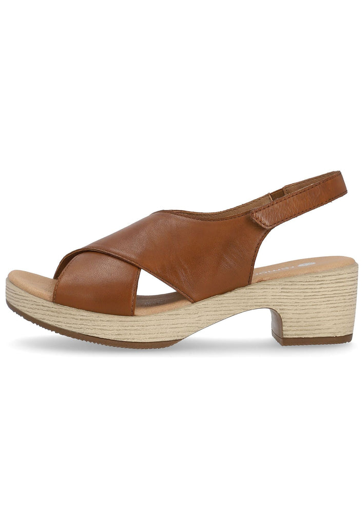 Remonte Sandalen Glattleder Muskat