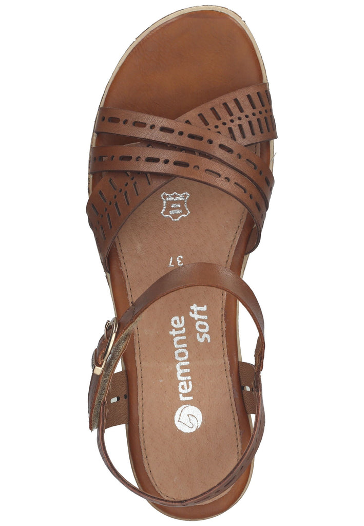 Remonte Sandalen Glattleder Muskat