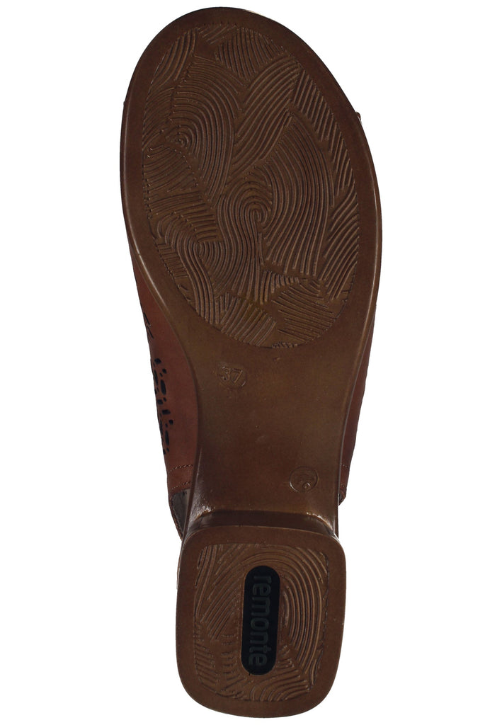 Remonte Sandalen Glattleder Muskat