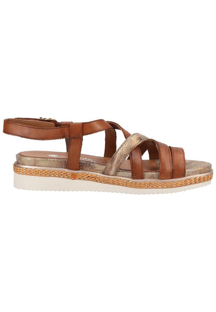 Remonte Sandalen Glattleder Muskat