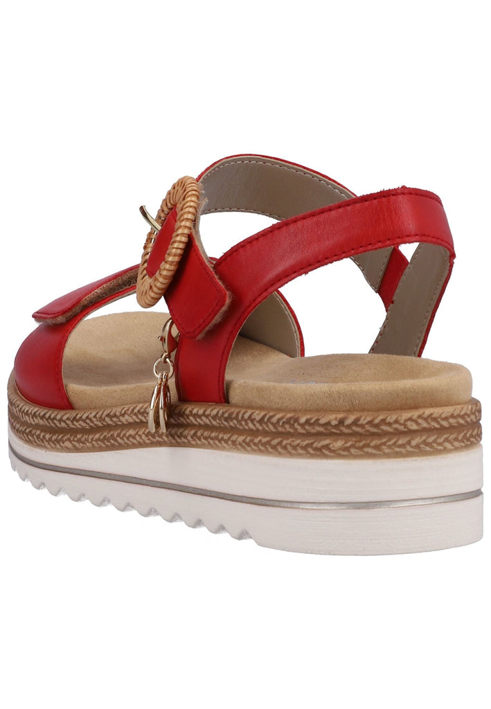 Remonte Sandalen Glattleder Rot