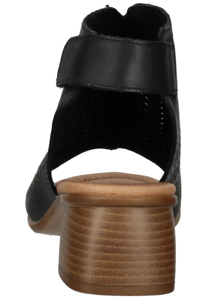 Remonte Sandalen Glattleder Schwarz