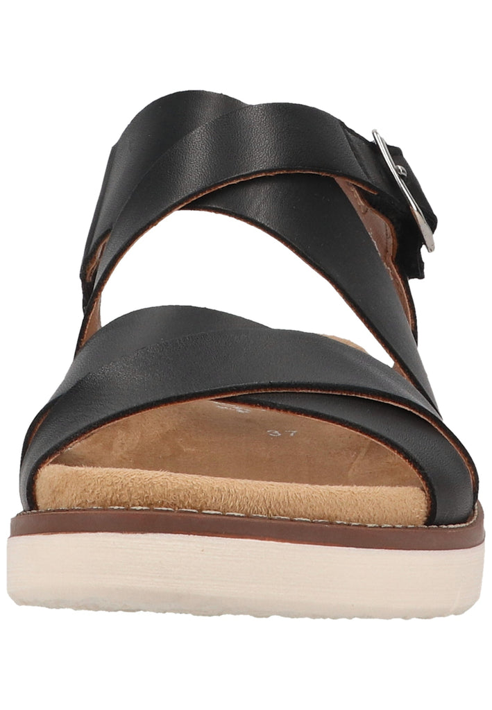 Remonte Sandalen Glattleder Schwarz