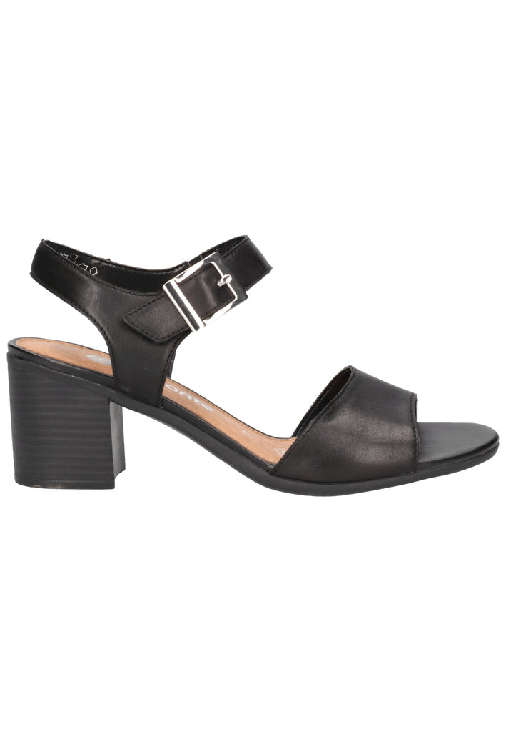 Remonte Sandalen Glattleder Schwarz