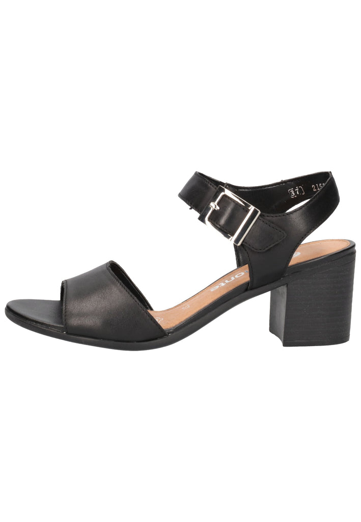 Remonte Sandalen Glattleder Schwarz