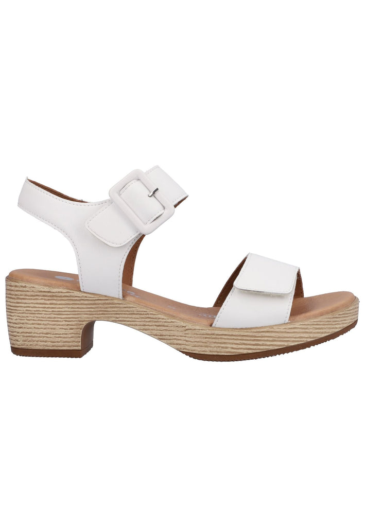 Remonte Sandalen Glattleder Weiß