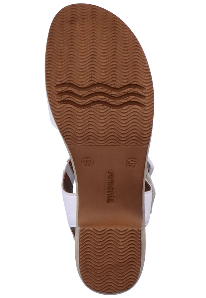 Remonte Sandalen Glattleder Weiß