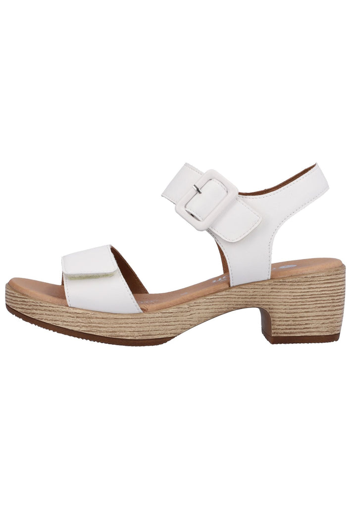 Remonte Sandalen Glattleder Weiß