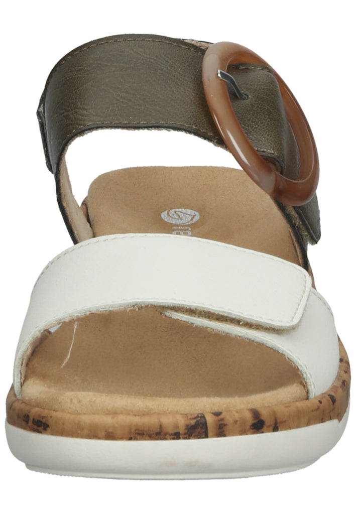 Remonte Sandalen Glattleder Weiß/Grün