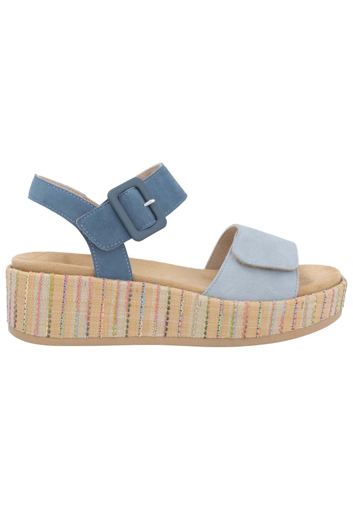Remonte Sandalen Leder Blau