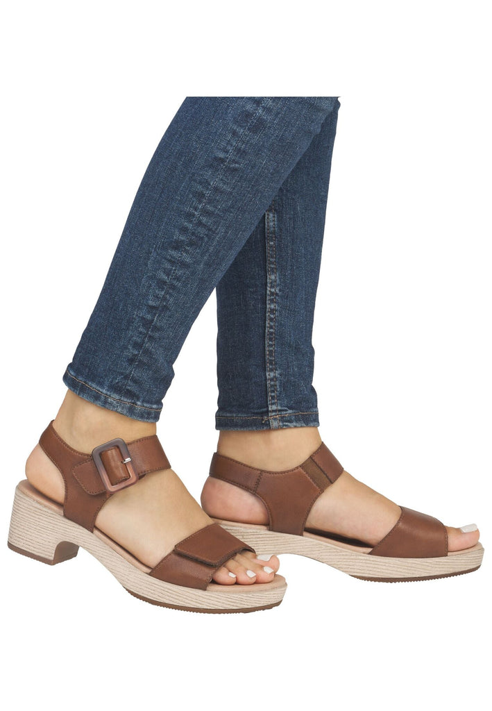 Remonte Sandalen Leder Braun
