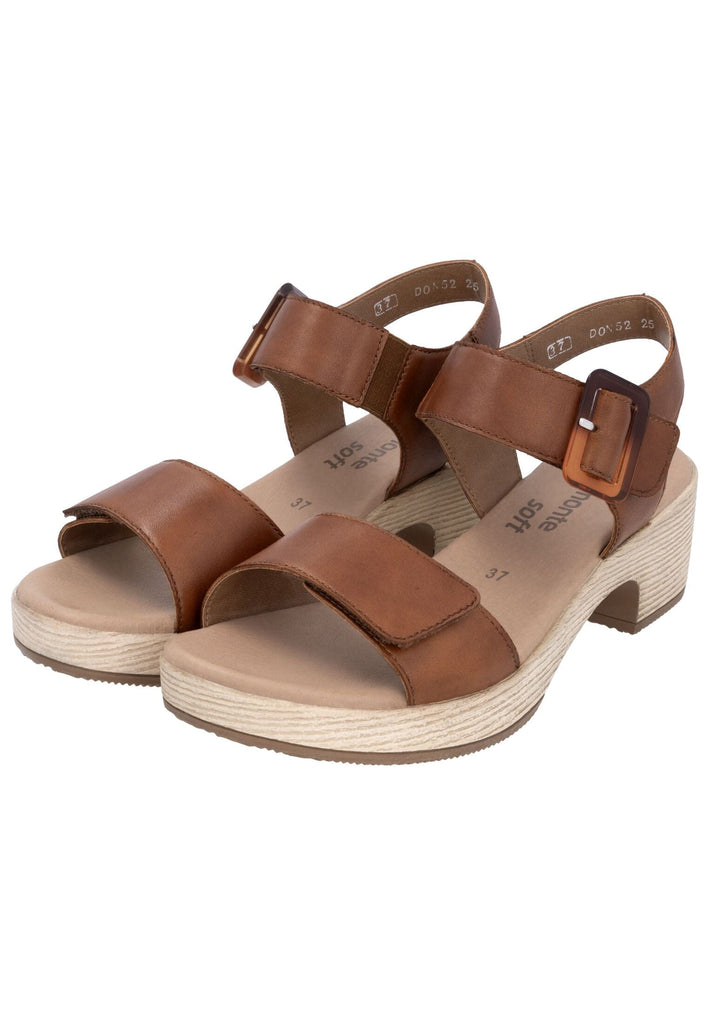 Remonte Sandalen Leder Braun