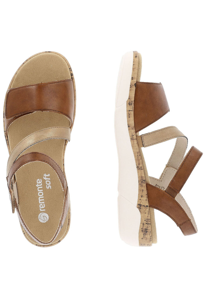 Remonte Sandalen Leder Braun