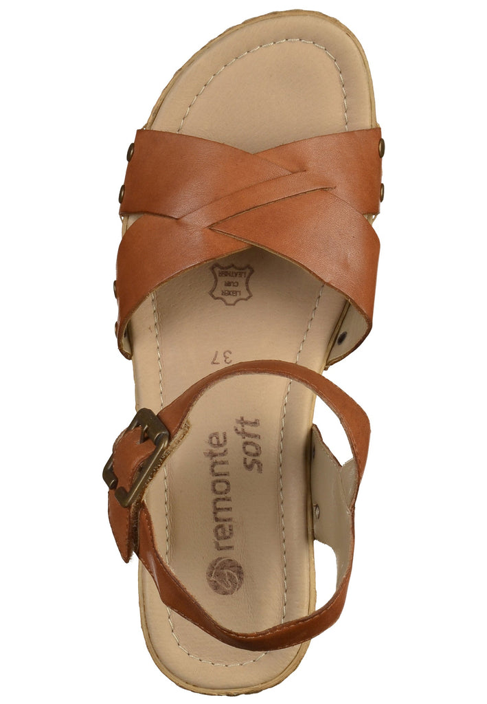 Remonte Sandalen Leder Braun