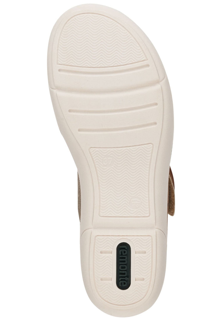 Remonte Sandalen Leder Braun/Grau