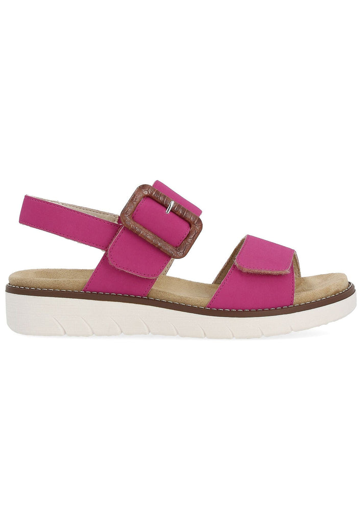 Remonte Sandalen Leder Fuchsia