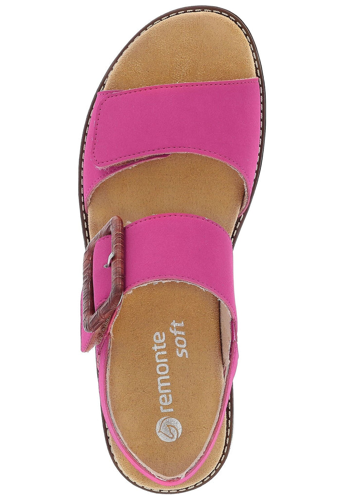 Remonte Sandalen Leder Fuchsia
