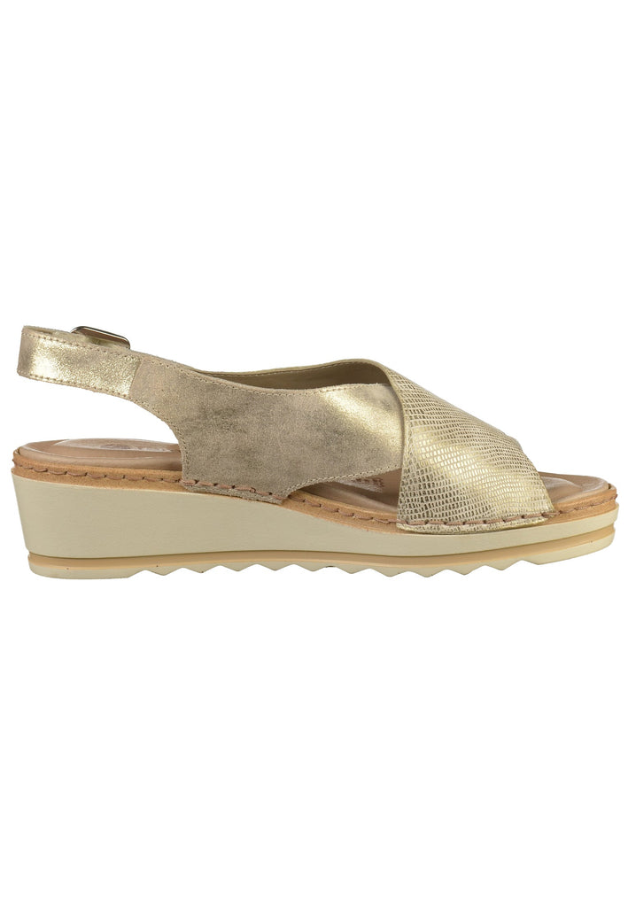 Remonte Sandalen Leder Gold