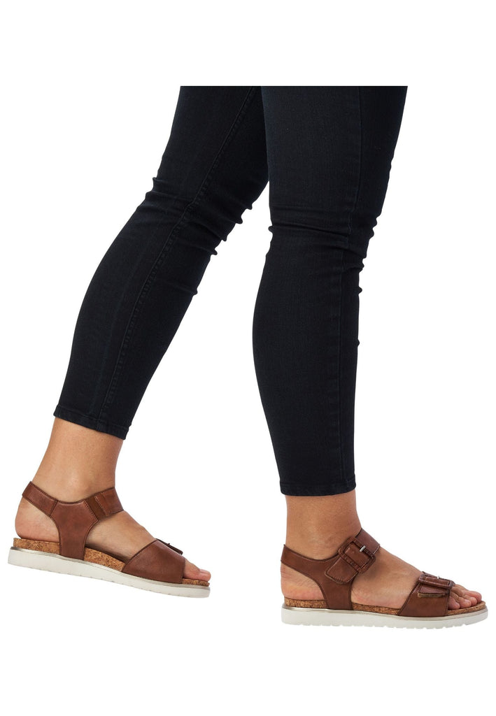 Remonte Sandalen Leder Muskat