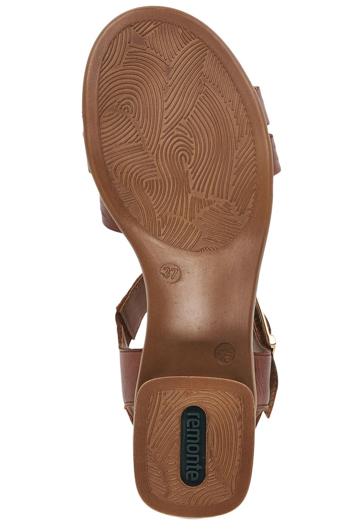 Remonte Sandalen Leder Muskat
