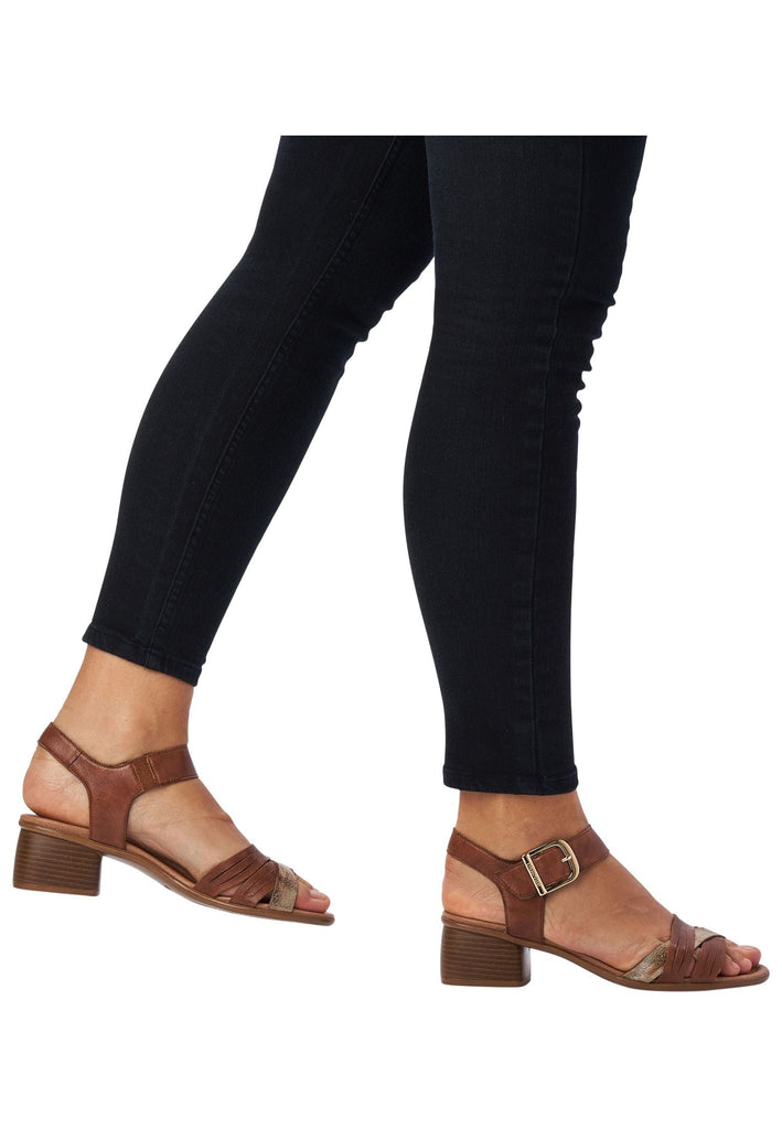 Remonte Sandalen Leder Muskat