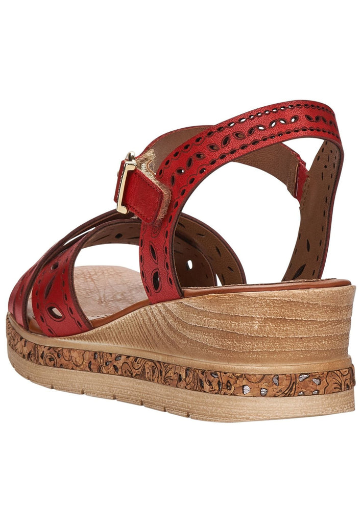 Remonte Sandalen Leder Rot