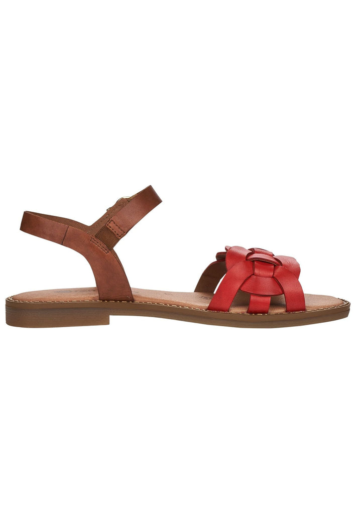 Remonte Sandalen Leder Rot