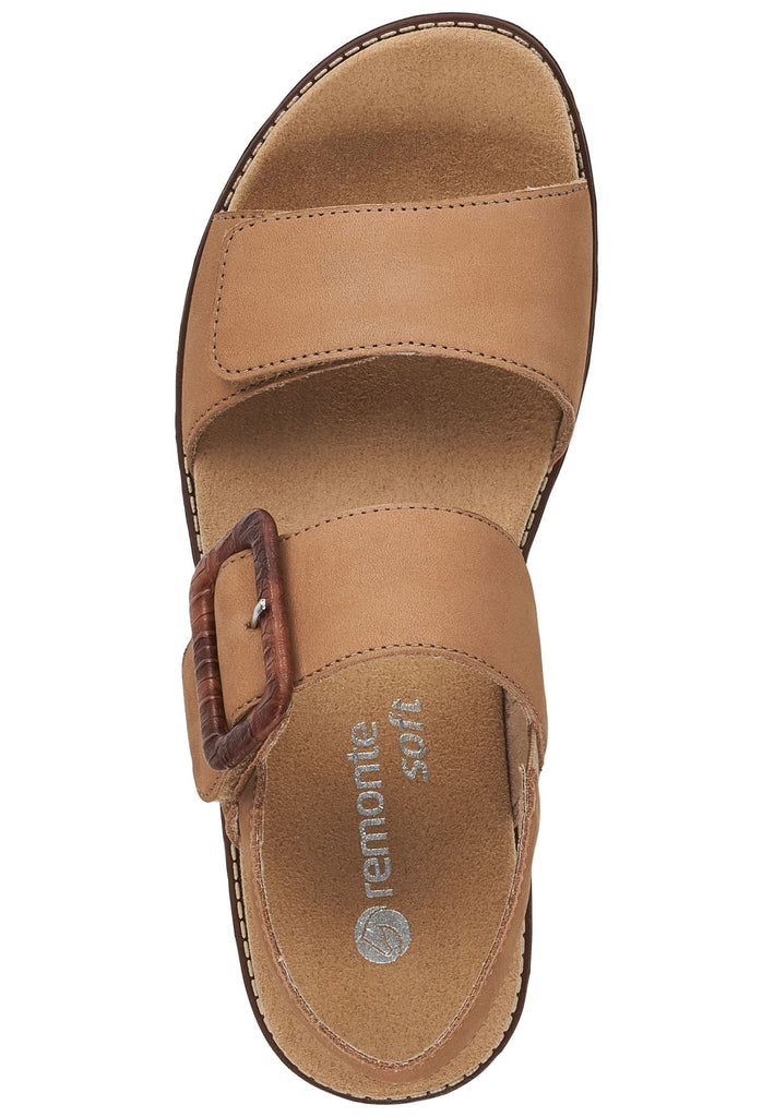 Remonte Sandalen Leder Sand