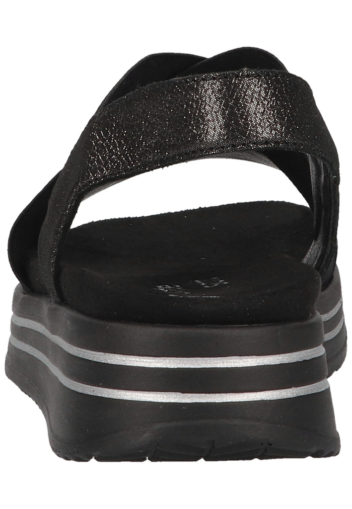 Remonte Sandalen Leder Schwarz