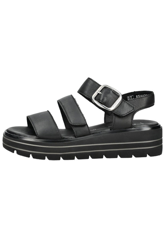 Remonte Sandalen Leder Schwarz