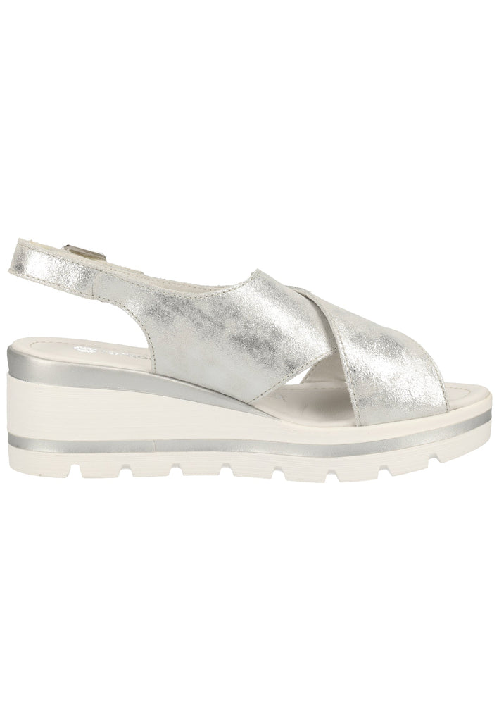 Remonte Sandalen Leder Silver