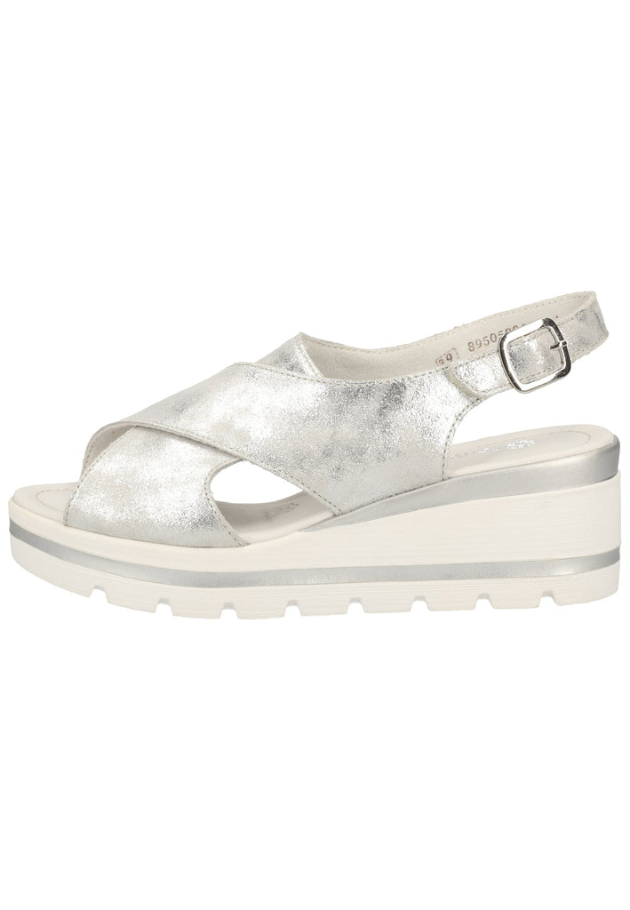 Remonte Sandalen Leder Silver