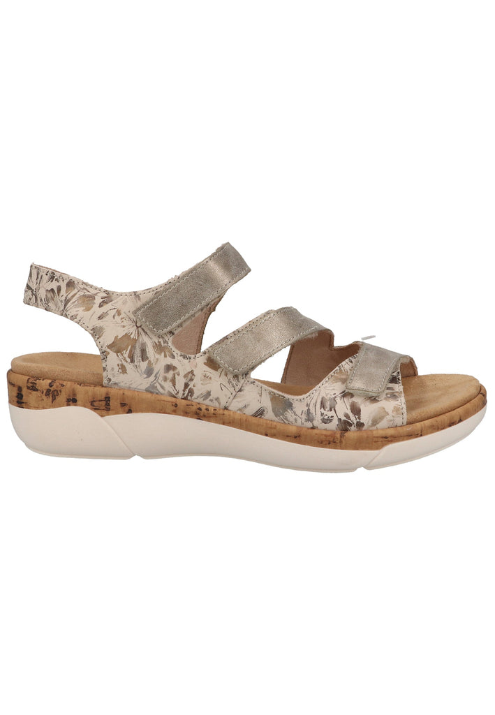 Remonte Sandalen Leder/Synthetik Beige