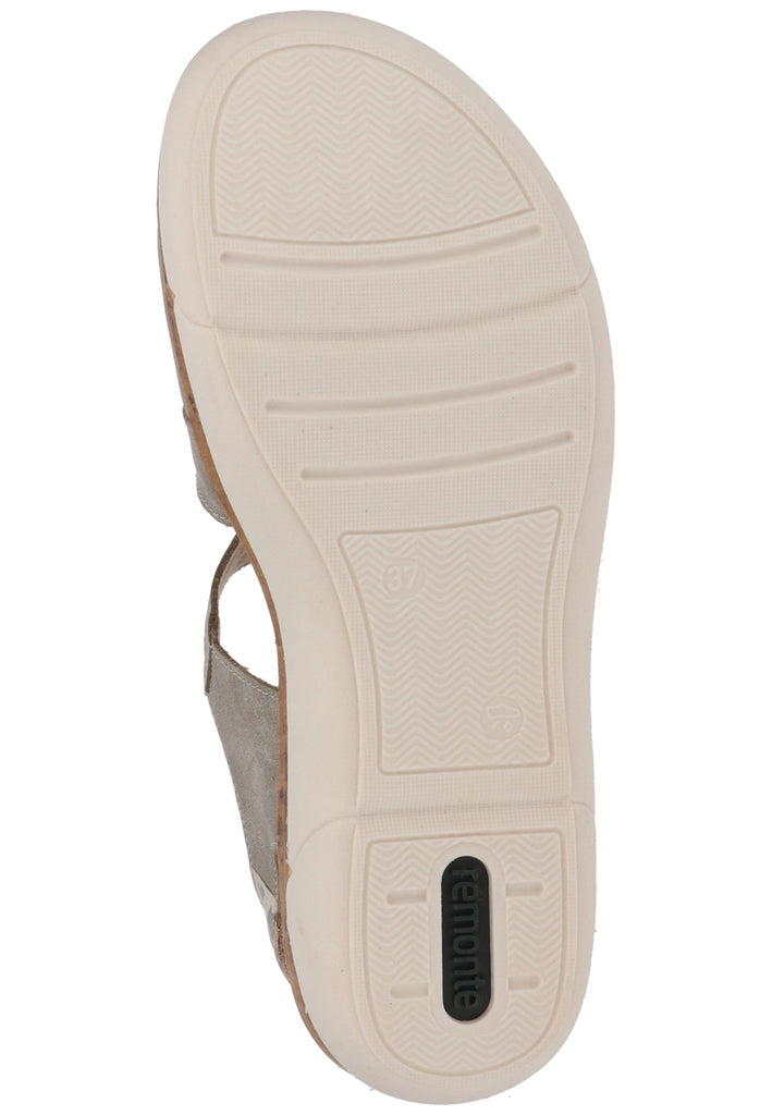Remonte Sandalen Leder/Synthetik Beige