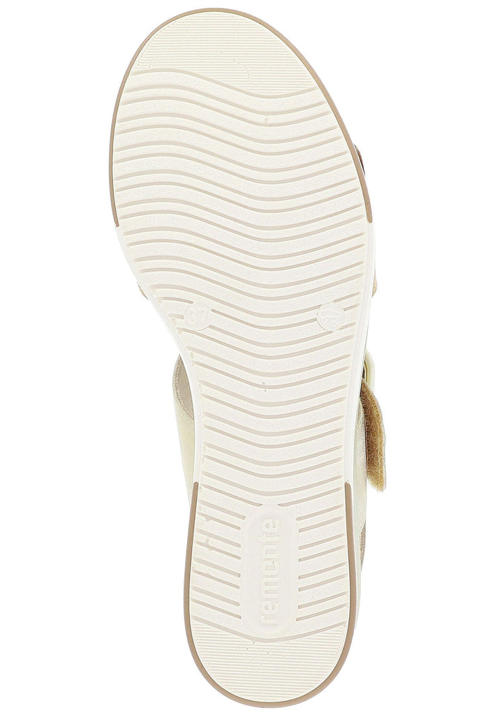 Remonte Sandalen Leder/Synthetik Beige/Braun