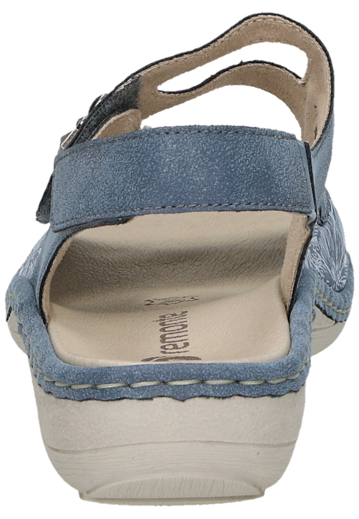 Remonte Sandalen Leder/Synthetik Blau/Weiß