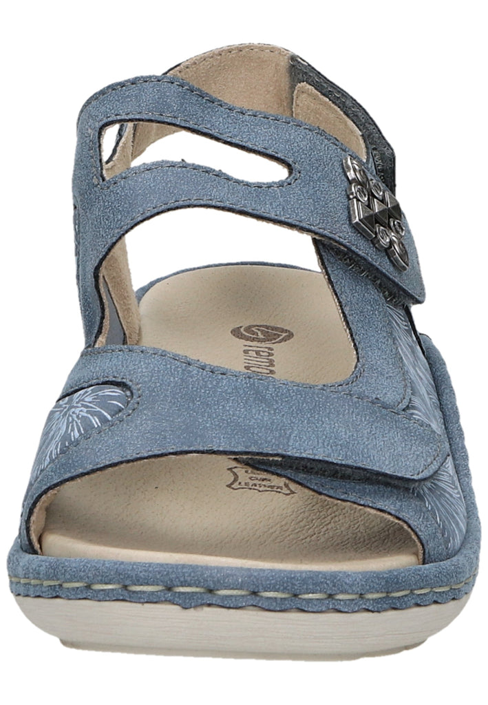 Remonte Sandalen Leder/Synthetik Blau/Weiß