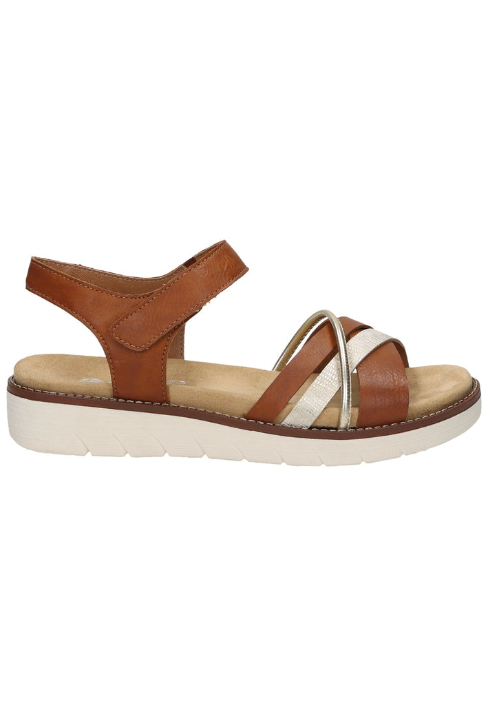Remonte Sandalen Leder/Synthetik Braun