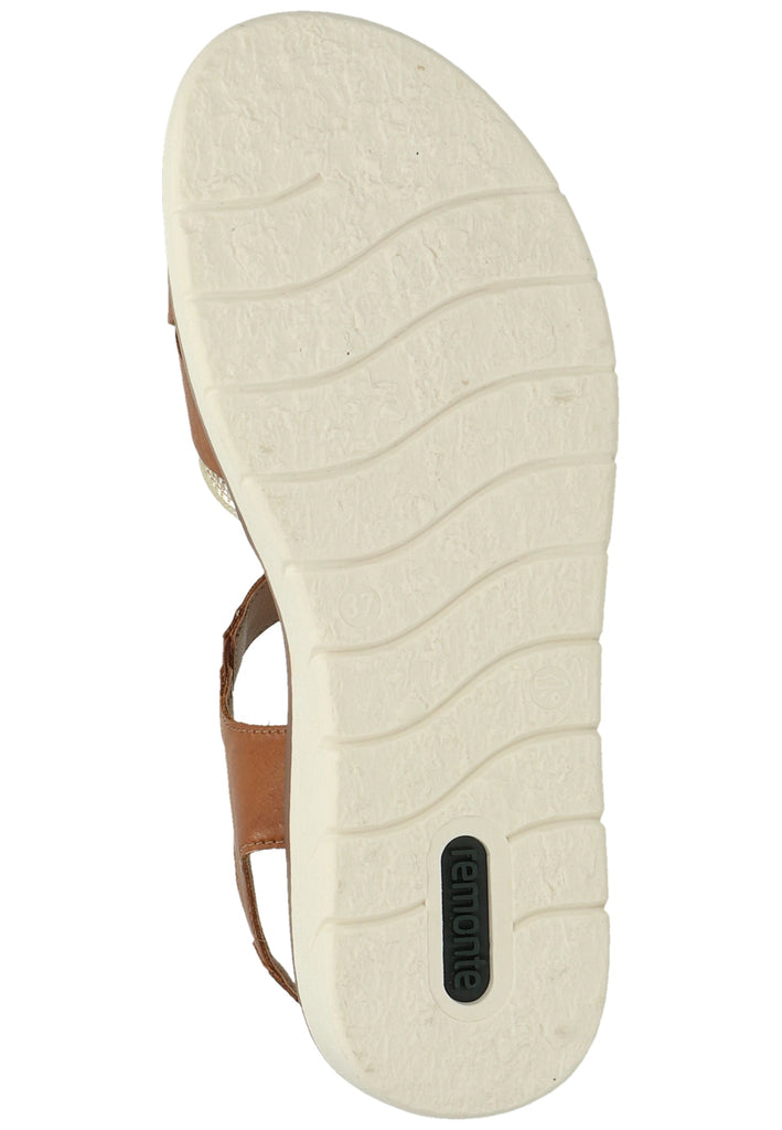 Remonte Sandalen Leder/Synthetik Braun