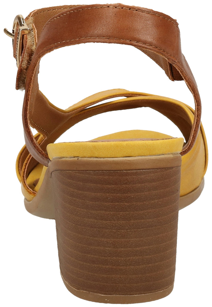 Remonte Sandalen Leder/Synthetik Gelb/Braun