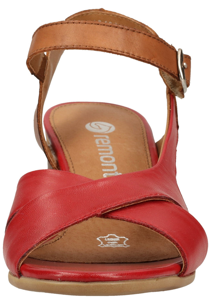 Remonte Sandalen Leder/Synthetik Rot