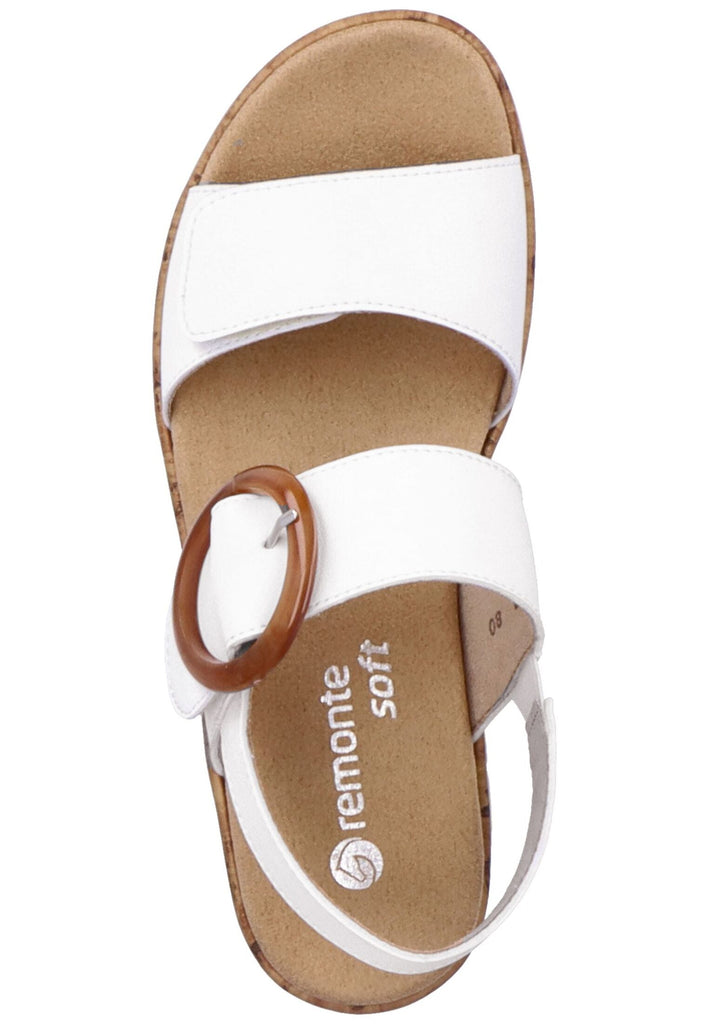 Remonte Sandalen Leder/Synthetik Weiß