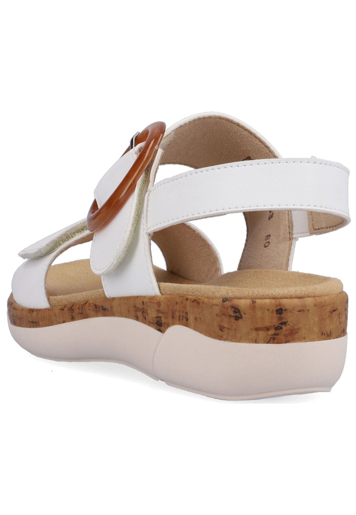 Remonte Sandalen Leder/Synthetik Weiß