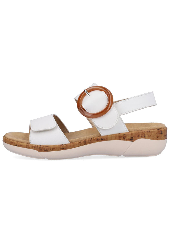Remonte Sandalen Leder/Synthetik Weiß