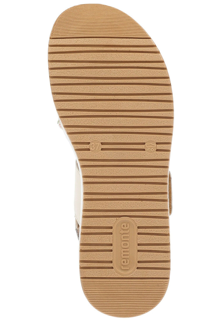 Remonte Sandalen Leder/Textil Hellbeige