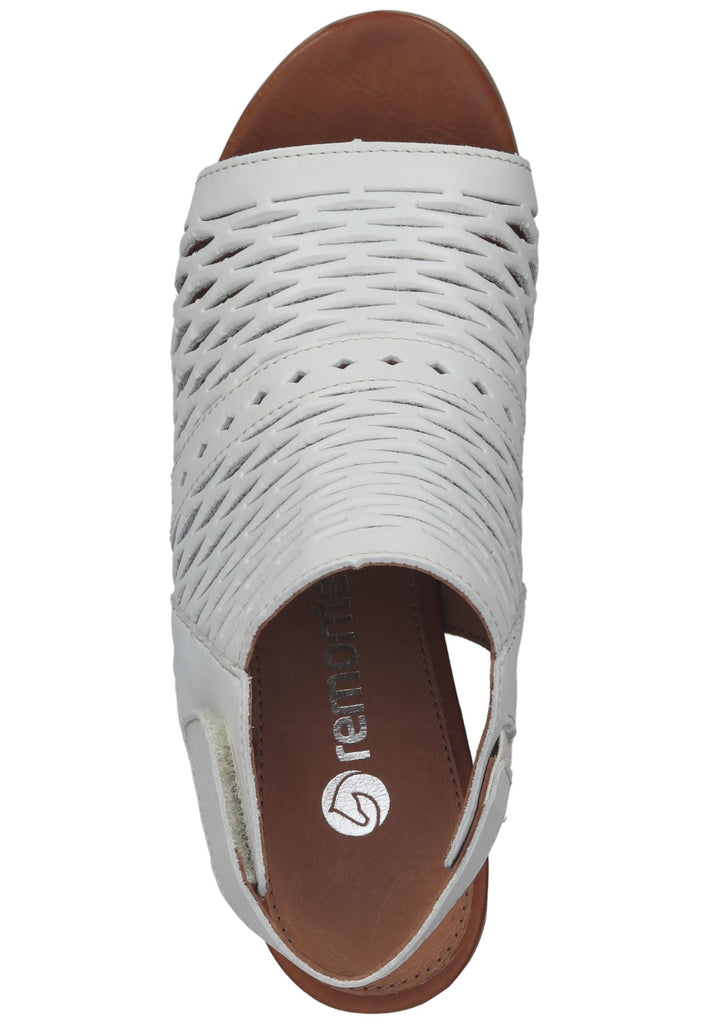Remonte Sandalen Leder Weiß