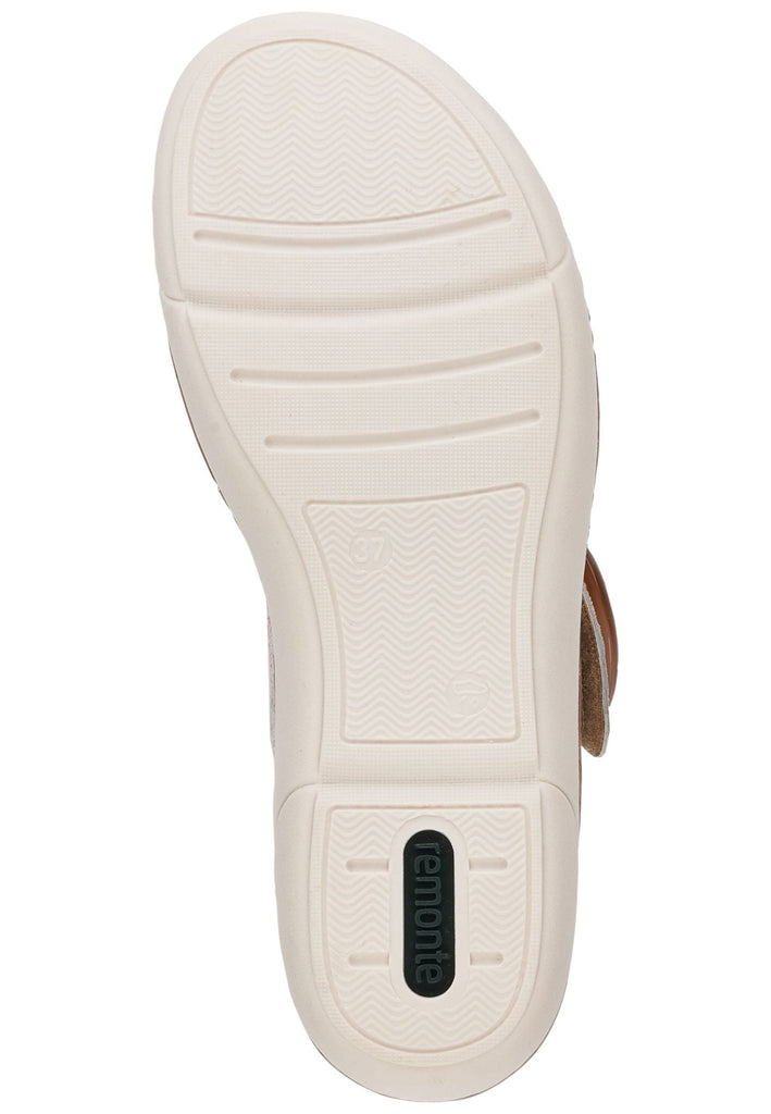 Remonte Sandalen Leder Weiß Kombi