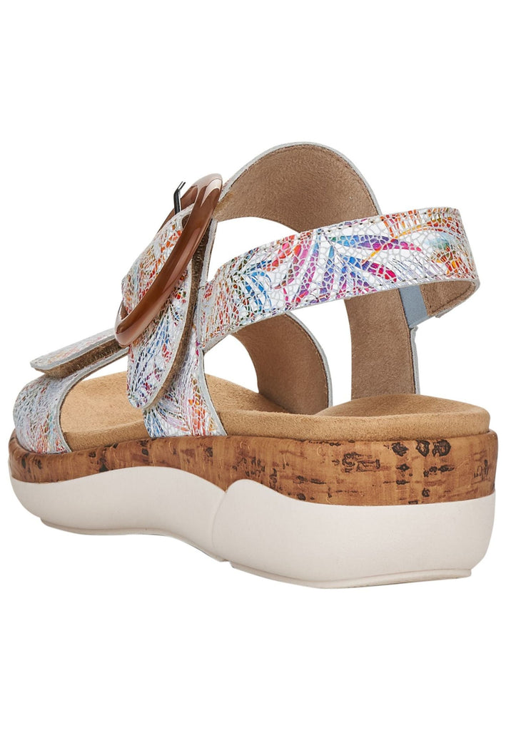 Remonte Sandalen Leder Weiß Kombi