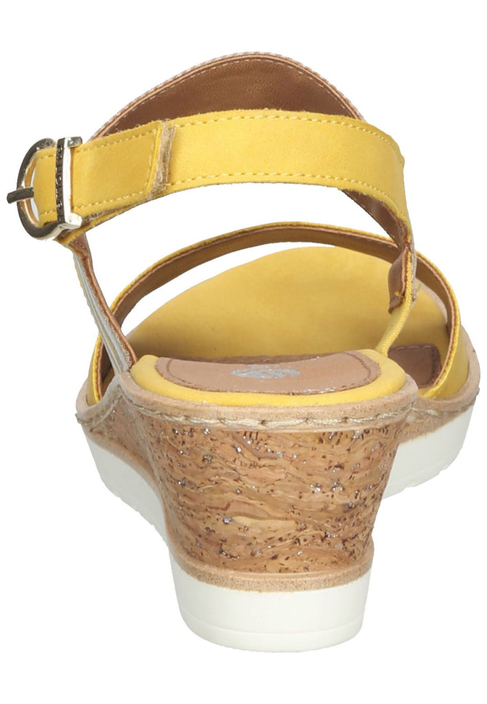Remonte Sandalen Lederimitat Beige/Gelb
